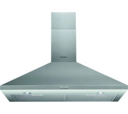 INDESIT IHPC9.4AMX Chimney Cooker Hood - Stainless Steel